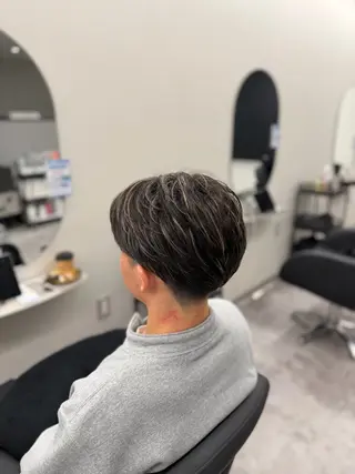 ショート カラー メンズ 【メッシュ×パーマ】 ❤️🔥Koukiのヘアスタイル