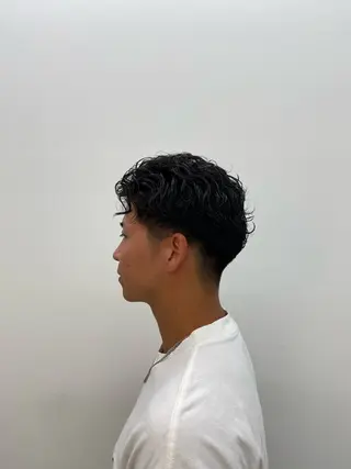 パーマ メンズ 小川 凜華のヘアスタイル