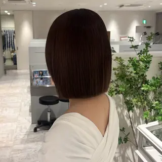 ミディアム カラー 田名部 愛乙のヘアスタイル