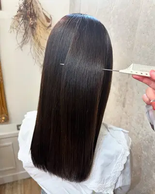 ロング 櫻坂ヘアメ美容師 すず花🌸のヘアスタイル