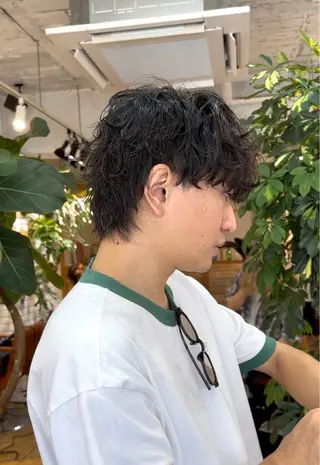 パーマ メンズ 渋谷 メンズヘア⭐️ タニグチヨシユキのヘアスタイル