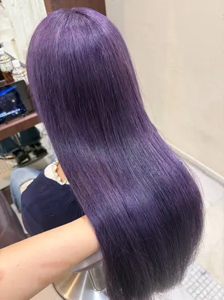 ロング カラー 【暖色ハイトーン】 HARUNA🌼のヘアスタイル
