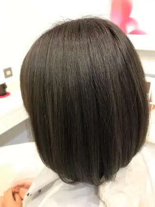 ミディアム 【髪質改善カラー】 瀧田嵐士🇰🇷のヘアスタイル