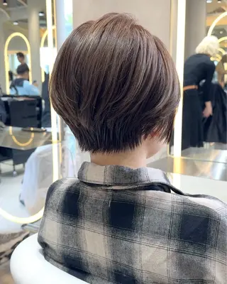ショート カラー ショート/ボブ/縮毛 原宿🪷Akinaのヘアスタイル