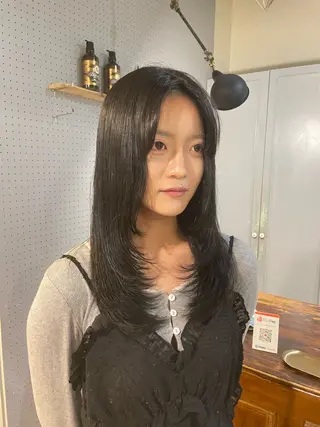 ミディアム カラー 🤩噂のMr.髪ポジ ティブ®️yu🤩のヘアスタイル
