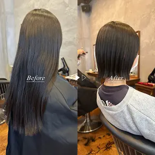 ショート カラー 廣瀬双葉 ボブ/ミディアムのヘアスタイル