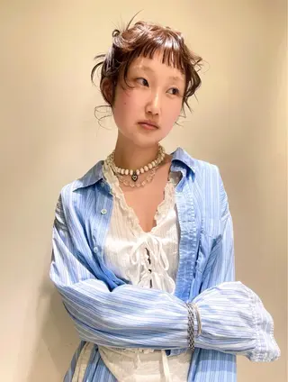 ヘアアレンジ 熊崎 葵のヘアスタイル