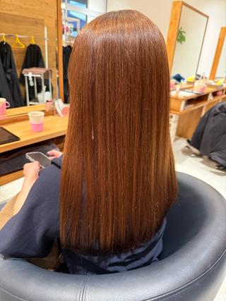 ロング 花田 梨佳のヘアスタイル