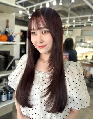 ロング 森田 あかりのヘアスタイル