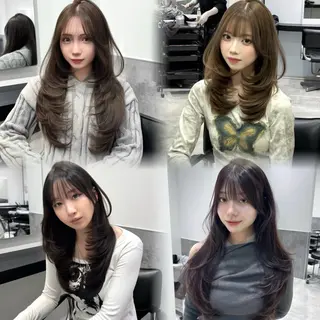 ロング カラー 韓国系支持率No.1 レイヤー特化/きょうのヘアスタイル