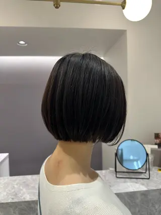 ショート 韓国レイヤー✨ yasuko銀座のヘアスタイル