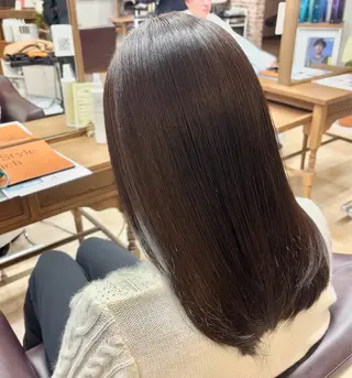 カラー 小島華未/ ヘアカラー/髪質改善のヘアスタイル