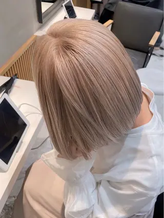 ミディアム カラー Aster 店長 れおんのヘアスタイル