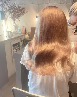 ロング カラー ハイトーンカラー♡ yuのヘアスタイル