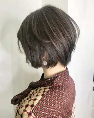 ショート カラー メンズ縮毛矯正 細谷碧海のヘアスタイル