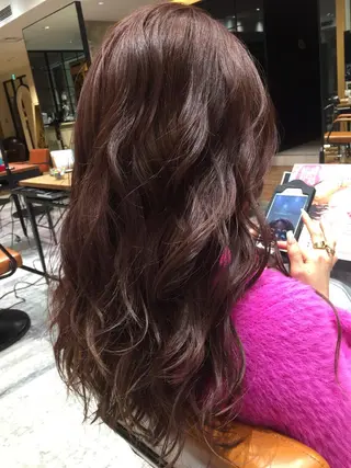 ショート ミディアム セミロング ロング カラー パーマ Soleria 田中慎一のヘアスタイル