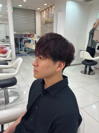 パーマ メンズ keany錦糸町 ハセベユウのヘアスタイル