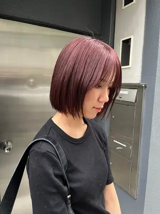 ショート カラー 韓国好き🇰🇷 美容師MIKUのヘアスタイル