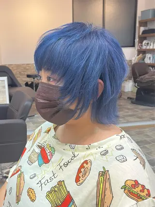 ショート カラー ヘアカラー&縮毛矯正 STAR☆RIVERのヘアスタイル