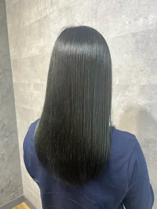 ロング カラー 紫音 cutwells郡山のヘアスタイル
