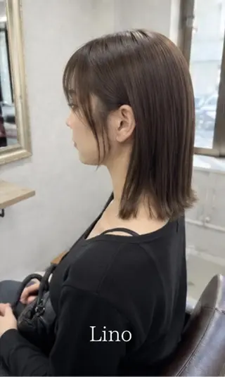 ミディアム 髪質改善ストレート Lienのヘアスタイル