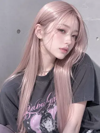 ロング カラー ARARE HAIR みゆきのヘアスタイル