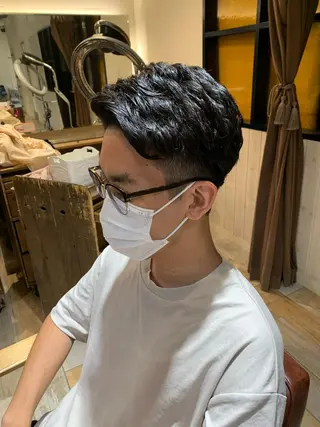 パーマ メンズ 💖クボ モモ💖のヘアスタイル