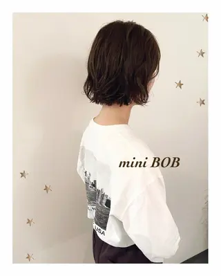 ショート パーマ 市川 千夏のヘアスタイル