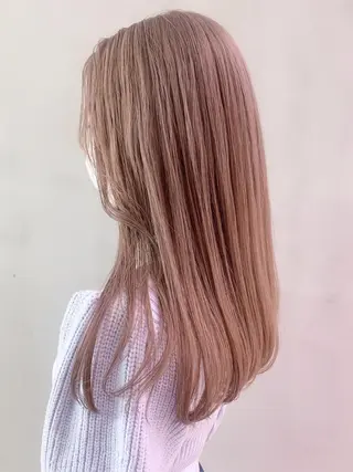 セミロング カラー パーマ ヘアアレンジ ITbyALBUM 八王子店のヘアスタイル