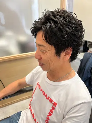 ショート パーマ 久木原 ゆりのヘアスタイル