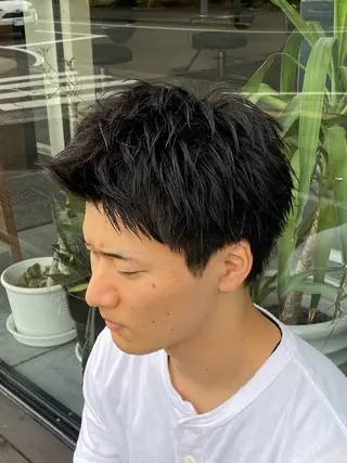 ショート メンズ 谷口 悠生のヘアスタイル