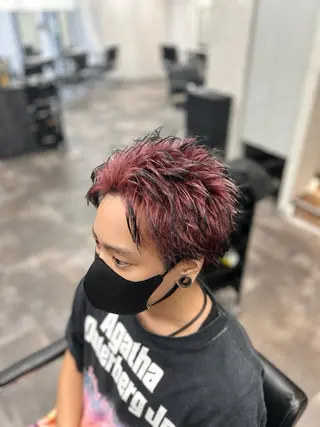 ショート カラー メンズ 🐠メンズ特化🐠 井上風冴のヘアスタイル