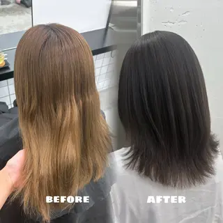 セミロング カラー 🌟ゆりあ🌟 JILLSTUDIOのヘアスタイル