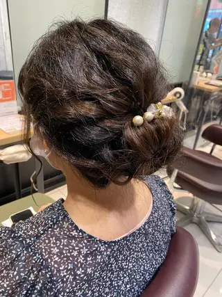 ミディアム ヘアアレンジ アイリスト 蓑島伶奈の眉毛・アイブロウイメージ