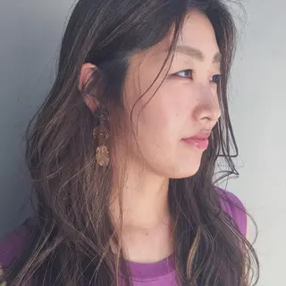 ロング カラー 山中 直輝のヘアスタイル