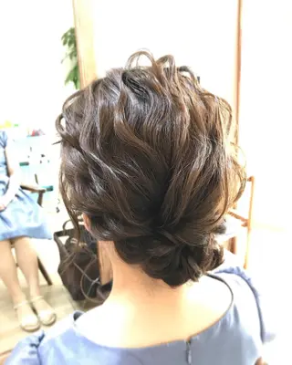 ロング ヘアアレンジ 早朝✨ヘアセット 着付け/清水玲歌のその他イメージ