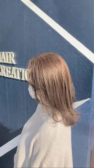 セミロング 大谷 哲基のヘアスタイル