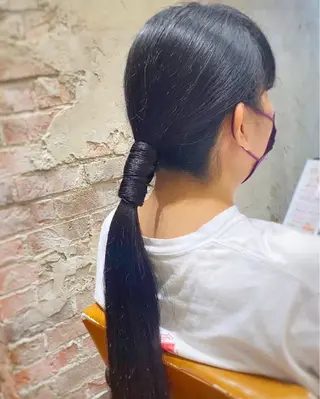ロング ヘアアレンジ 💍新宿ショート 💍岩田莉奈のヘアスタイル