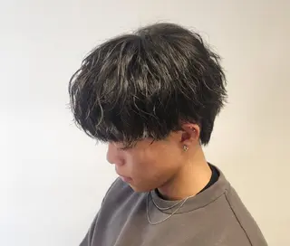 ショート パーマ メンズ 【イケメン風パーマ】 SHOFYのヘアスタイル