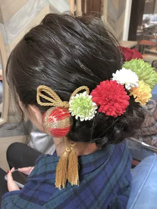 ヘアアレンジ 韓国hair ·͜· watanabeのヘアスタイル