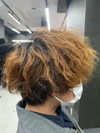 パーマ メンズ bateau よしきのヘアスタイル