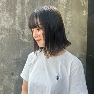 ミディアム カラー saki / 名古屋 八事 / ハイトーンのヘアスタイル