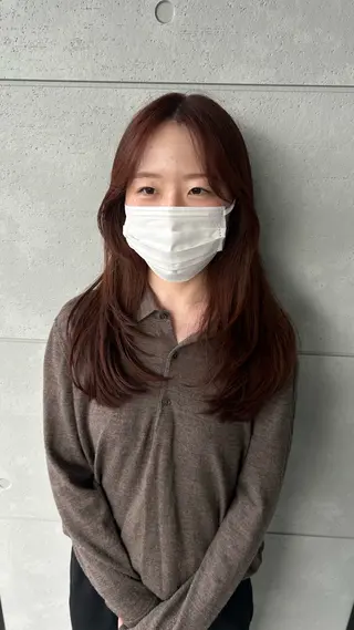 ロング 盛本 彩乃のヘアスタイル