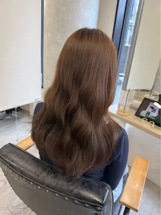 ロング カラー ヘアアレンジ Himawari♡ 柔らかいカラーのヘアスタイル