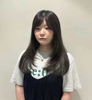 ロング カラー カナ🌀銀座/ レイヤー/透明感のヘアスタイル