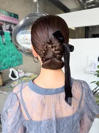 ヘアアレンジ eim AYUKAのヘアスタイル