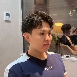 ショート カラー メンズ 韓国風メンズヘア 渋谷  🦢Yuiのヘアスタイル