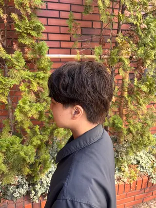 ショート パーマ メンズ 伊藤 あいのヘアスタイル