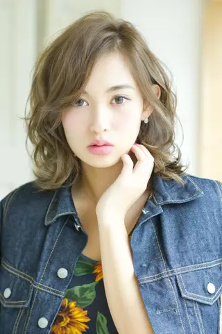 ミディアム 🌟モテ髪ショート 🌟店長　津賀涼のヘアスタイル