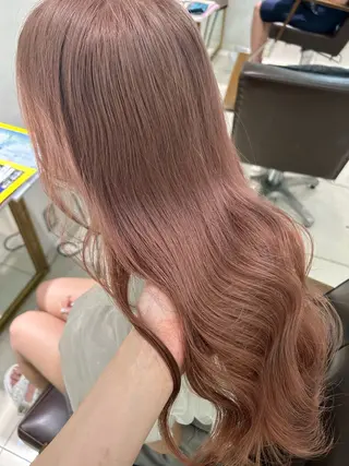 ロング カラー ヘアアレンジ 透明感カラー ai🫧🪞のヘアスタイル